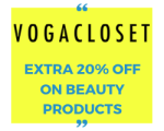 VogaCloset Coupon Code 60% + Extra 30% OFF on Beauty & Makeup Products