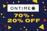 ONTIME Discount Code : 80% + 10% off on all products